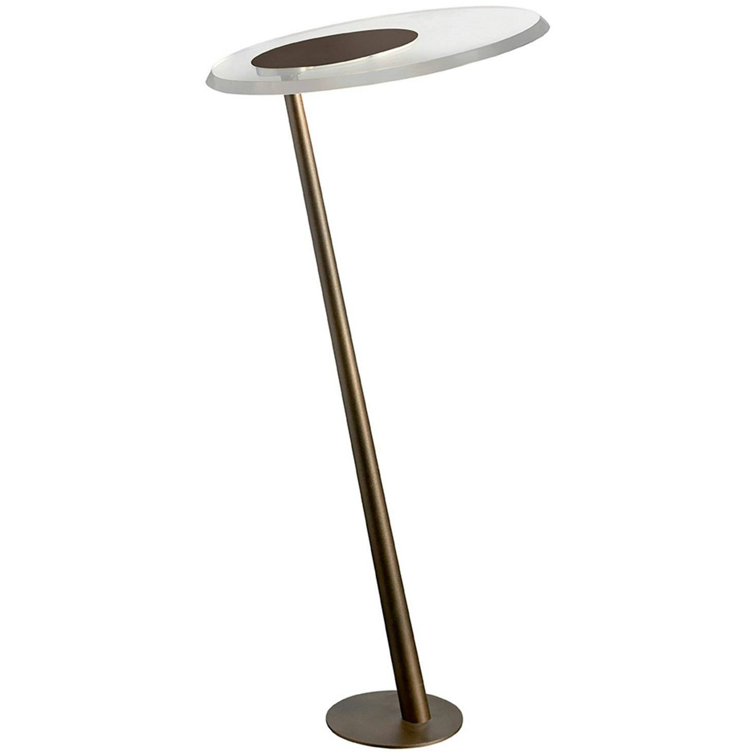 Oluce Amanita 319 Bedlampe - Pullerter Metal Brun - L0319 IB.