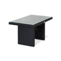 Soffbord Bahamas 100x60 cm Högt - Svart Loungebord & soffbord utomhus Grå,Vit,Svart Comfort Garden