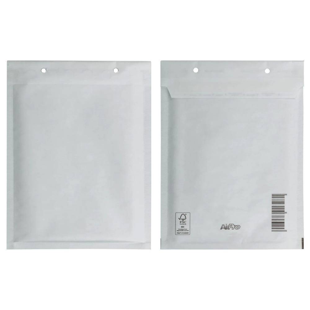 100 stk. boblekuverter 145x215 mm (C/3/13) - Hvide