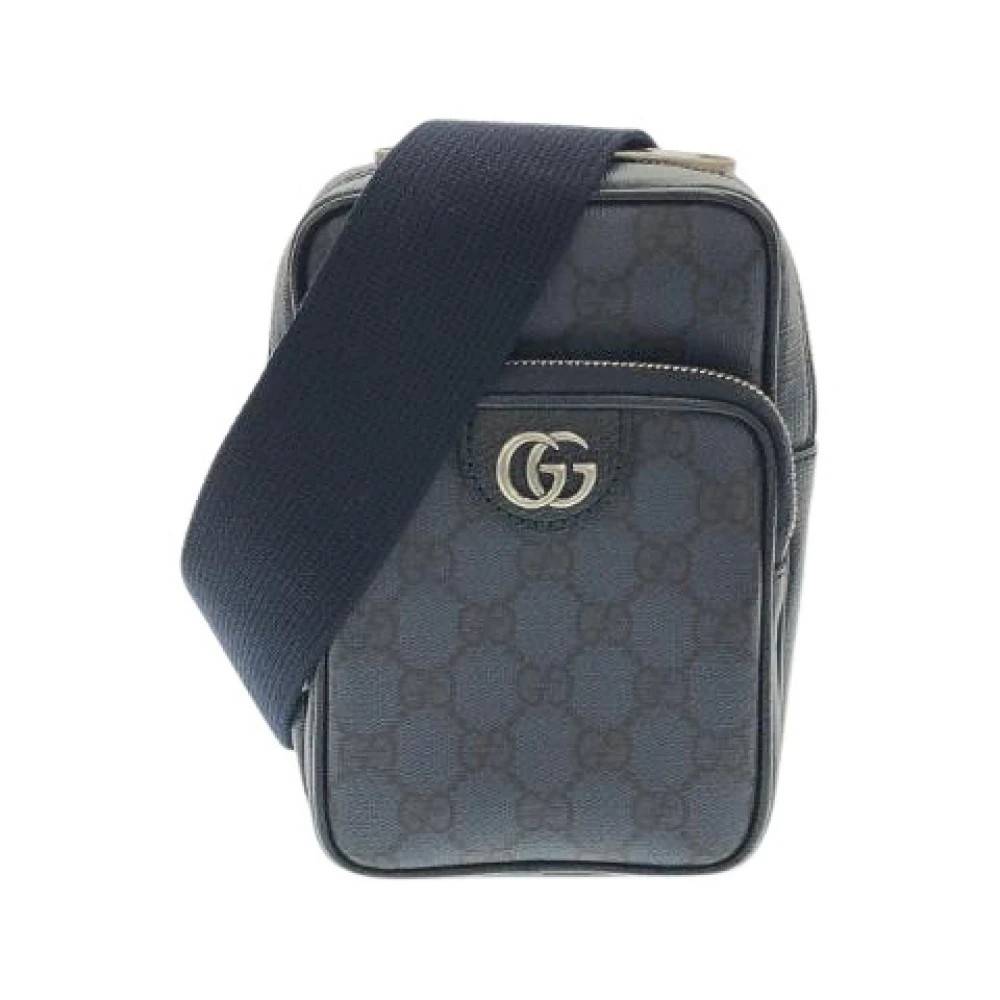 Gucci Vintage Pre-owned Ophidia GG Supreme Skuldertaske - Vintage - Dame - Blå - ONE SIZE - Uld