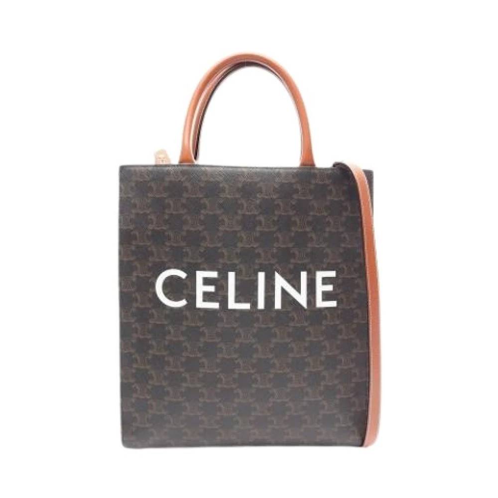 Celine Vintage Pre-owned Vintage Tote Bag - Vintage - Dame - Brun - ONE SIZE - Læder