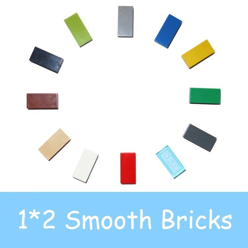 200PCS MOC Assemble Particles 3069 30070 1x2 Bricks Flat Tile Smooth 1*2 Building Blocks DIY Educational Creative Toy for Kids svart