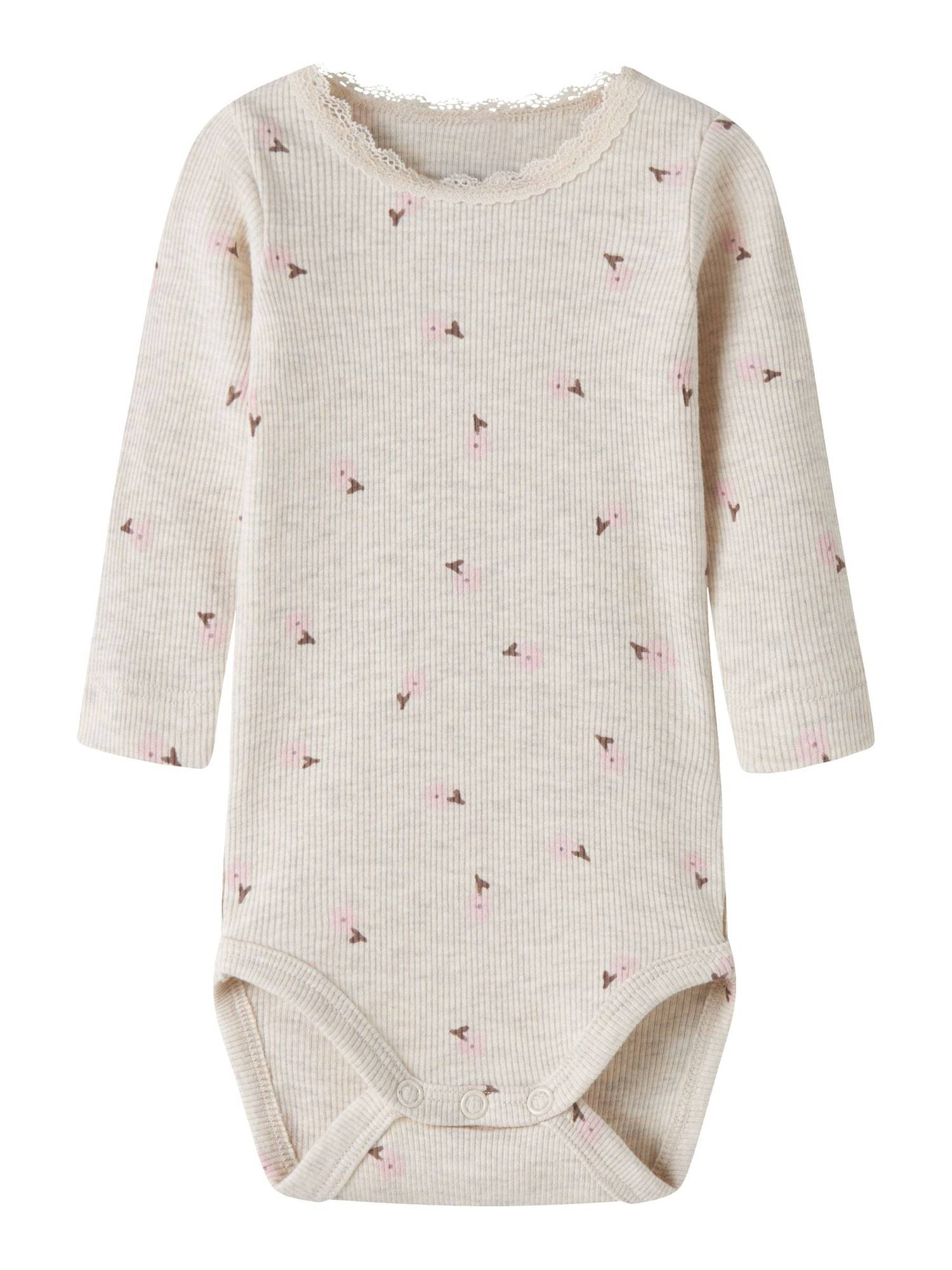 NAME IT Sparkdräkt/body 'NBFLAUREL' beige / brun