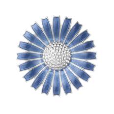 Georg Jensen Daisy Broche Rhodineret Sølv