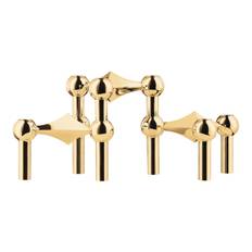 STOFF Nagel Ljusstake  Solid Brass 3-pack