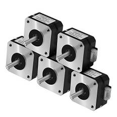 Twotrees Stepper Motor Nema 17 1.5A 3D Printer Motors 1234, 17HS4023, 5pcs, 5
