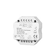 1 st 0/1-10 V Tuya Smart WiFi Zigbee LED dimmer kontroll tryckdimmer 110 V 220 V 230 V Smart Life APP röststyrning (färg: WiFi dimmer)