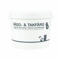 Vägg- och Takfärg Helmatt Vit Midun Basic