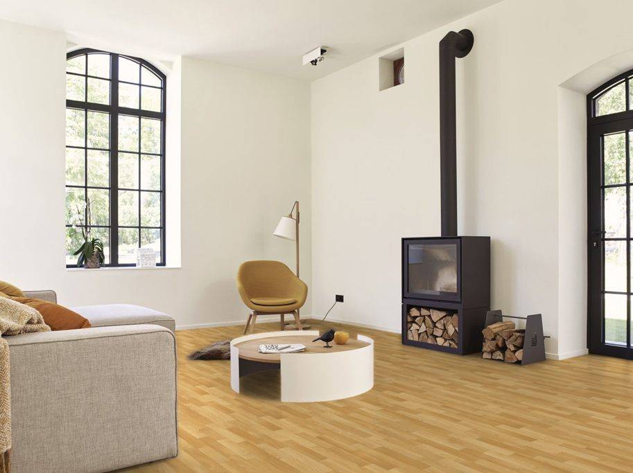 Vinyl - Bøge look - 300 cm. (+/- 1 %)