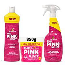 Starbrands 3er Set - The Pink Stuff Miracle Reinigungsset - Cream Cleaner 500g, Cleaning Paste 850g, Multi-Purpose Cleaner 750ML 3 Stück