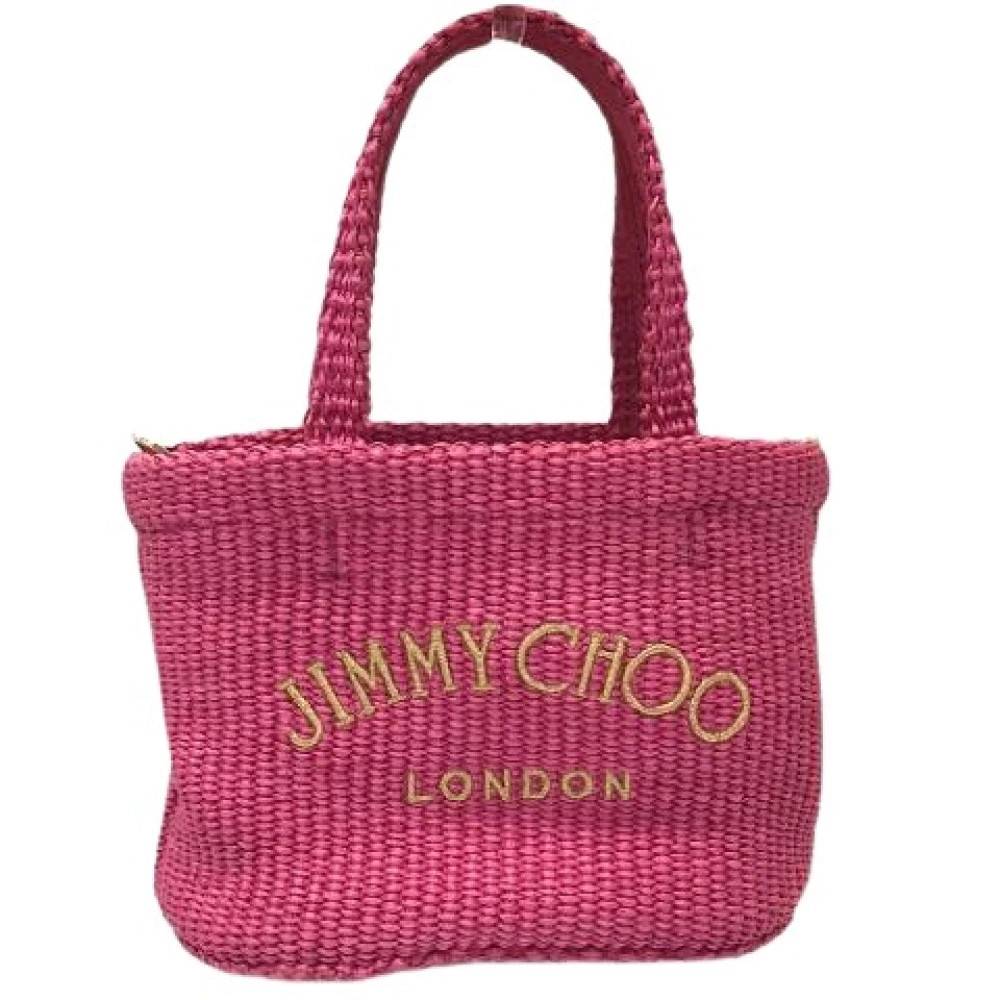 Jimmy Choo Pre-owned - Pre-owned Raffia Tote Bag Vintage - Dam - ONE Size -