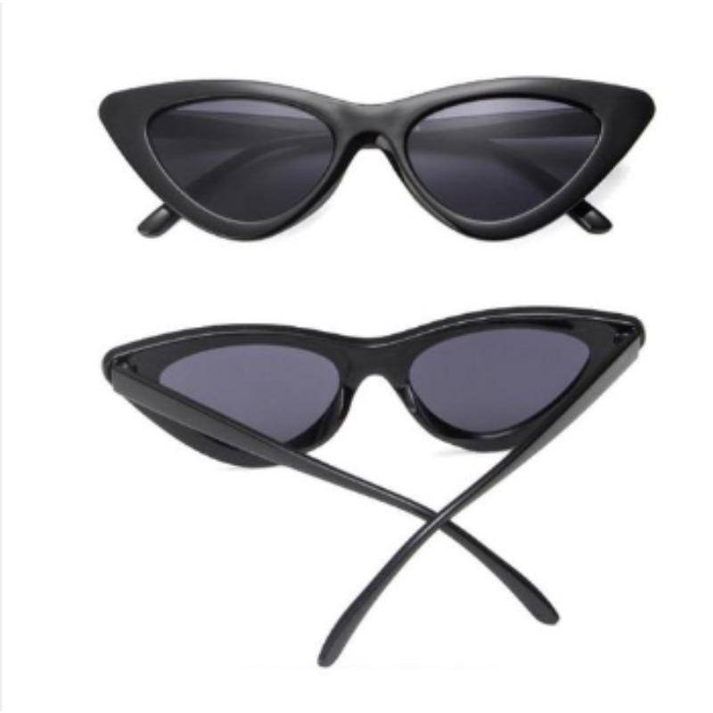 Cat Eye Sunglasses Fashion Vintage Retro Triangular Glasses for Women Men Designer Brand Outdoor Travel