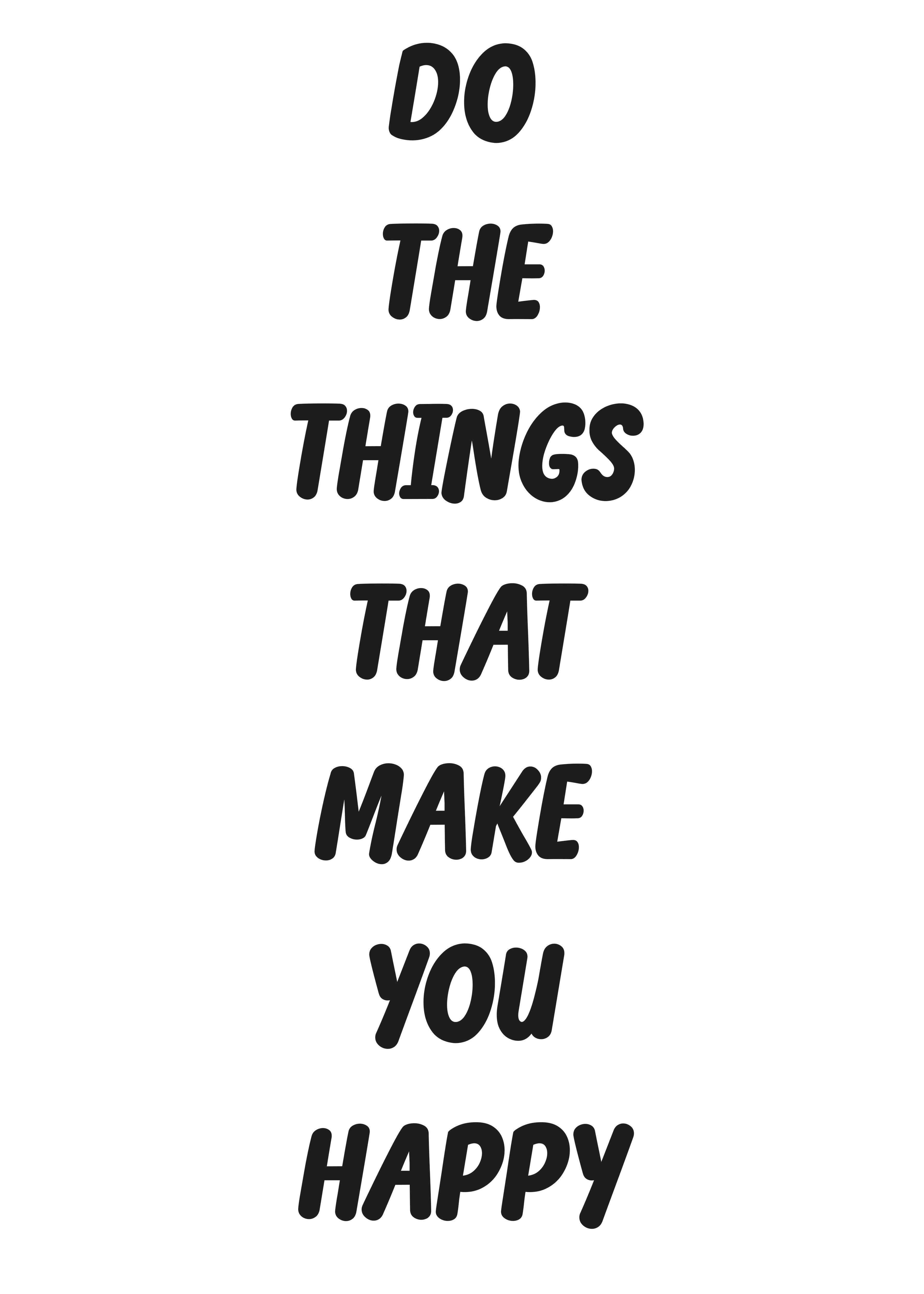 Do Things - 21x30 cm