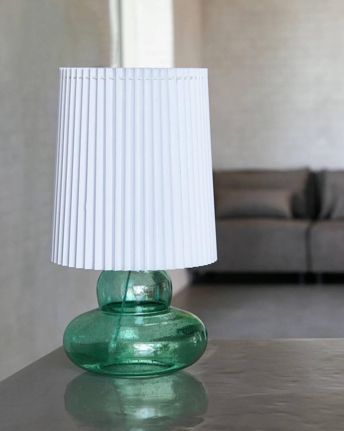 Bordlampe inkl. lampeskærm, HDRibe, Grøn