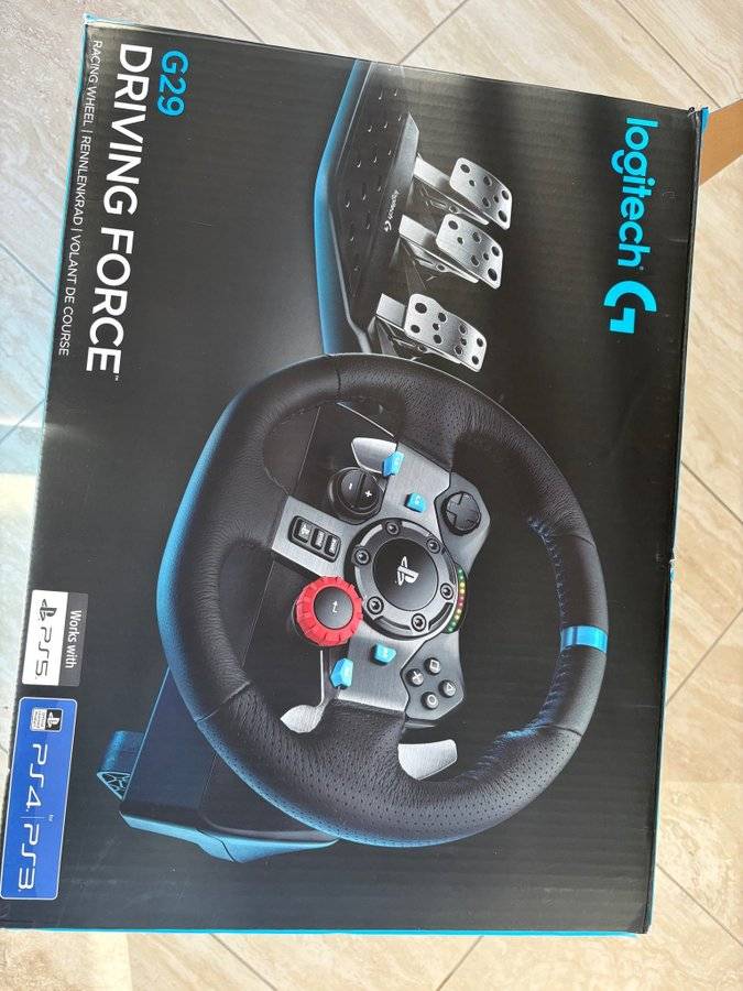 Logitech G29 Driving Force Ratt och Pedaler