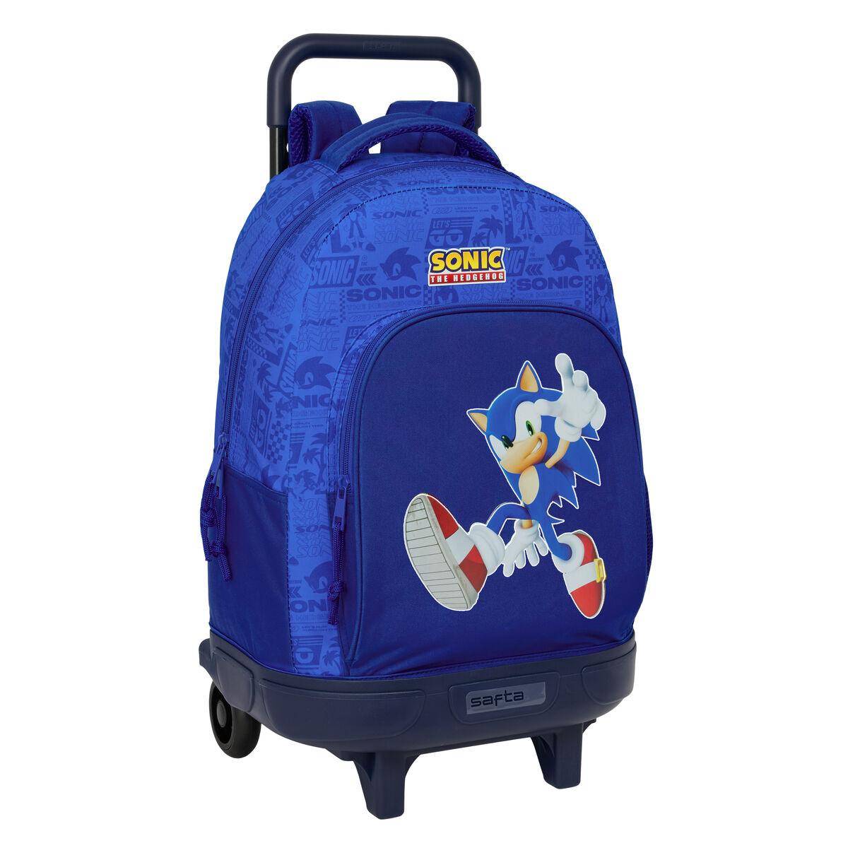 Skolväska Sonic Blue 33 x 45 x 22 cm