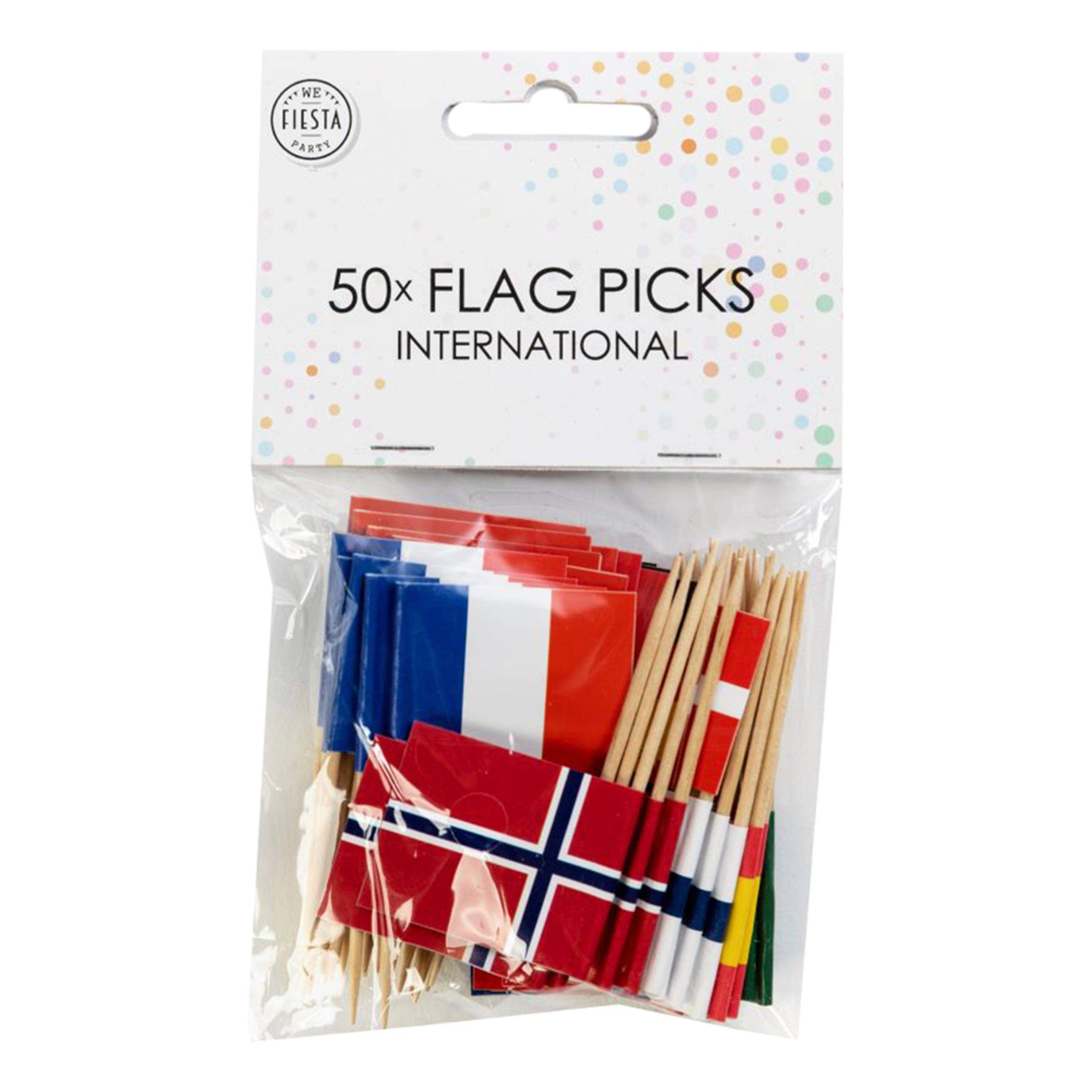 Cocktailflag International Flag - 50-pak