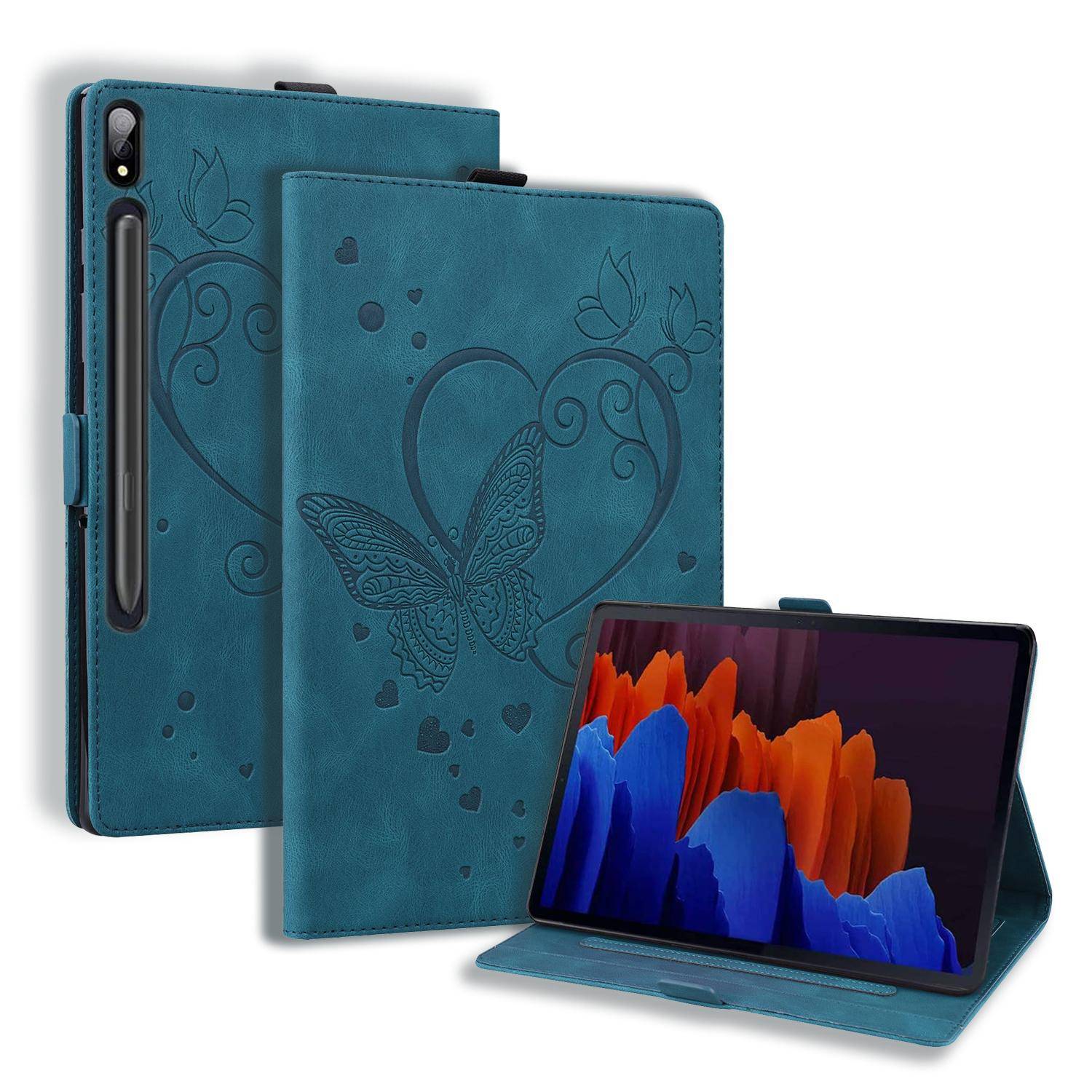 För Samsung Galaxy Tab S10 FE 10,9 tum 2025 SM-X520 SM-X526B Fodral 3D Fjäril TPU Baksida Surfplatta Cover för Galaxy S7 S8 S9 11tum