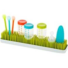 TOMY Boon PATCH Countertop Drying Rack For Baby Bottles And Accessories, Stylish Nursery Accessories, Baby Essentials for New Parents, BPA Green