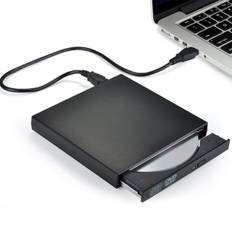 Ekstern CD/DVD-drev til bærbar computer, USB3.0 & Type C DVD-afspiller