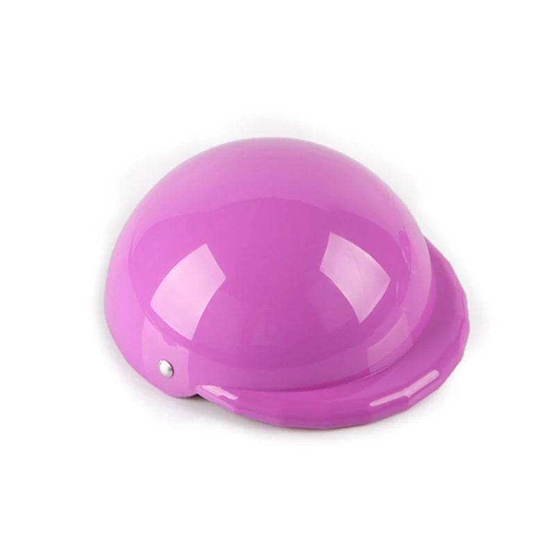 Novelty Riding Helmet Hat for Dogs & Cats - Rose / L-diameter 15cm / SPC (L-diameter 15cm)