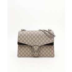 Gucci Medium Dionysus Shoulder Bag - Beige (21x30x7 cm)