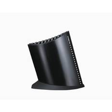 Knivblock svart 9+1