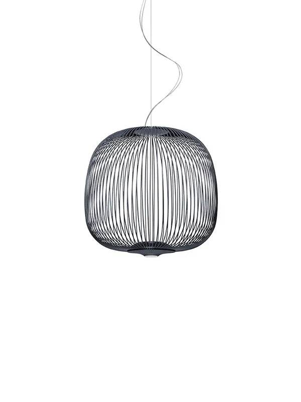 Spokes 2 Pendel fra Foscarini Lille / Grafit / LED - uden lysdæmper - Jacobsen Plus