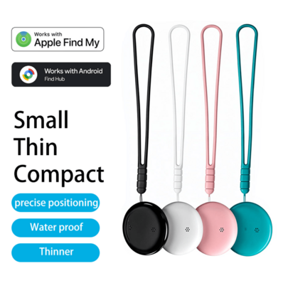 Apple & Android Airtag-lokalisering, Airtag alternativ global positioneringsspårare, husdjurslarm mot borttappning, smart Bluetooth-spårare - kompatib - Multi-color (Blå 1 st,Vit 1 st,Svart 1 st,Rosa 1 st)