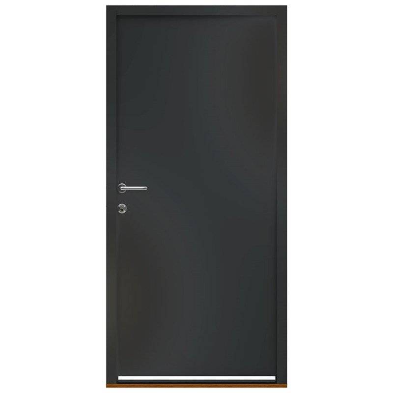 Pladedør fra Swedoor, Clever-line, FA-12, P-1200, Antracit 94,8 X 205 Venstre ind