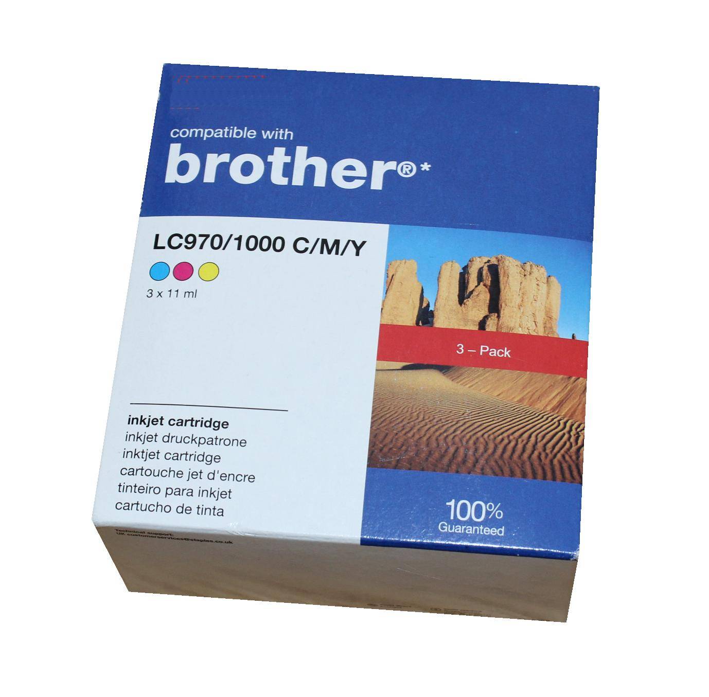 Compatible Brother LC970/1000 C/M/Y