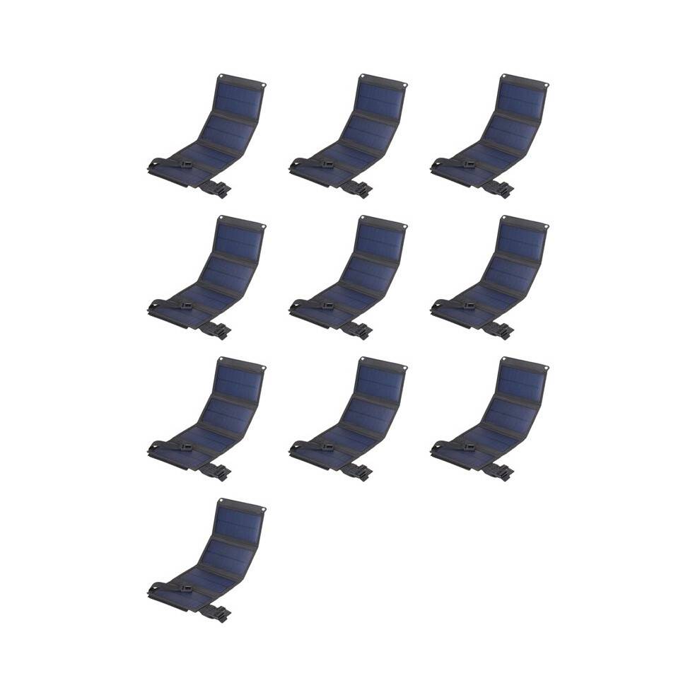 10X Foldable Solar Panel Solar Cell with USB Output Solar Charger for Camping Cell Phone Tablet Devices Power Bank B