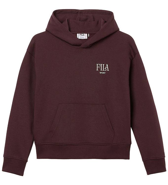 Fila Hættetrøje - Casateia - Relaxed Graphic Brushed - Fudge - Fila - 9-10 år (134-140) - Hættetrøje