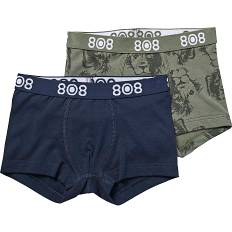 808 2-pak boxershorts str. 4 år - grøn/blå (På lager i butik)
