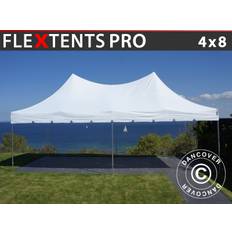 Foldetelt FleXtents Easy up pavillon PRO Peak Pagoda 4x8m Hvid