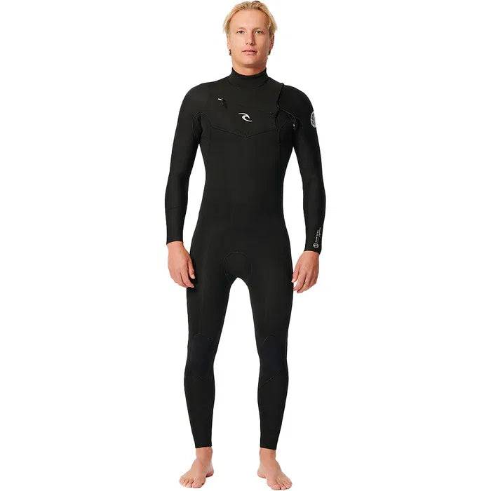 Rip Curl Dawn Patrol Black 5/3 Chest Zip Våtdräkt - svart - black (svart)