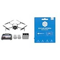 DJI Mini 4 Pro Fly More Combo med DJI RC 2 (fjärrkontroll på skärmen), hopfällbar mini-Drone med 4K-kamera, Under 249 g, 2 extrabatterier, C0 & Card DJI Care Uppdatera 2-Year Plan (DJI Mini 4 Pro)