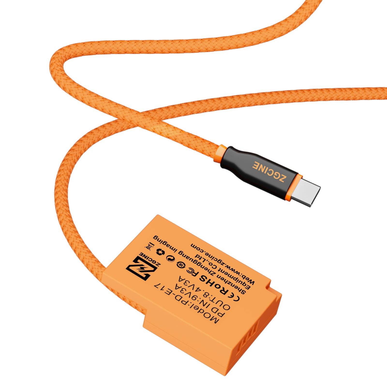 USB-C PD till Canon LP-E17 Dummy-Batteri