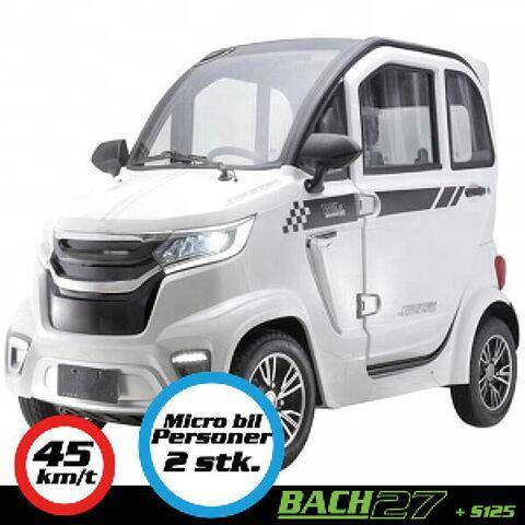Kabinescooter BACH 27 quadricycle incl. Batteri S125