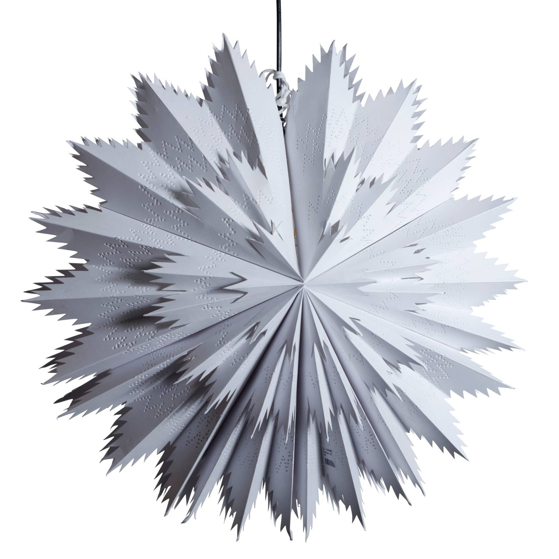 Stjernsund hängande adventsstjärna Frosted 45cm