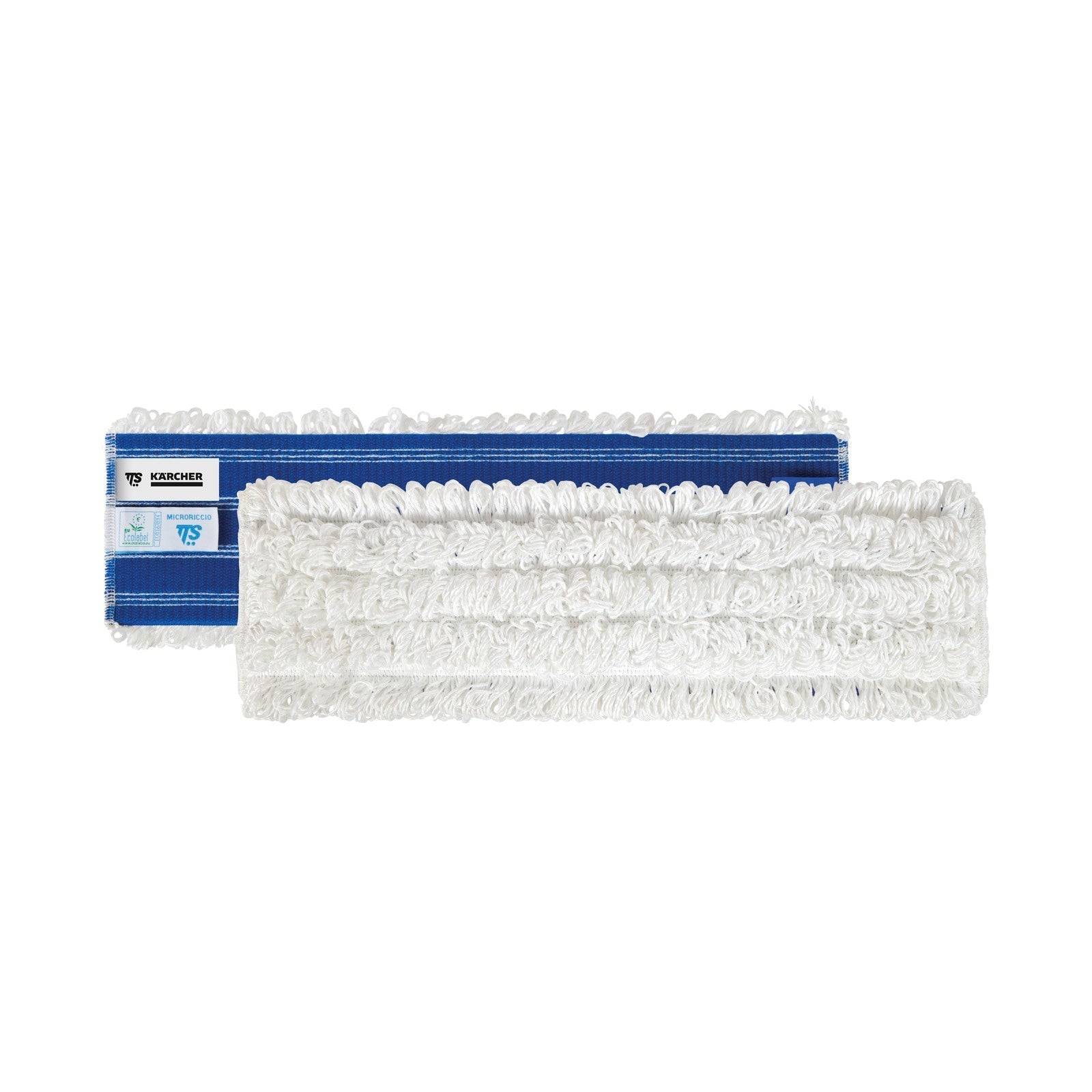 Kärcher Mikrofibermopp, Microriccio, 40 cm, velcro, vit