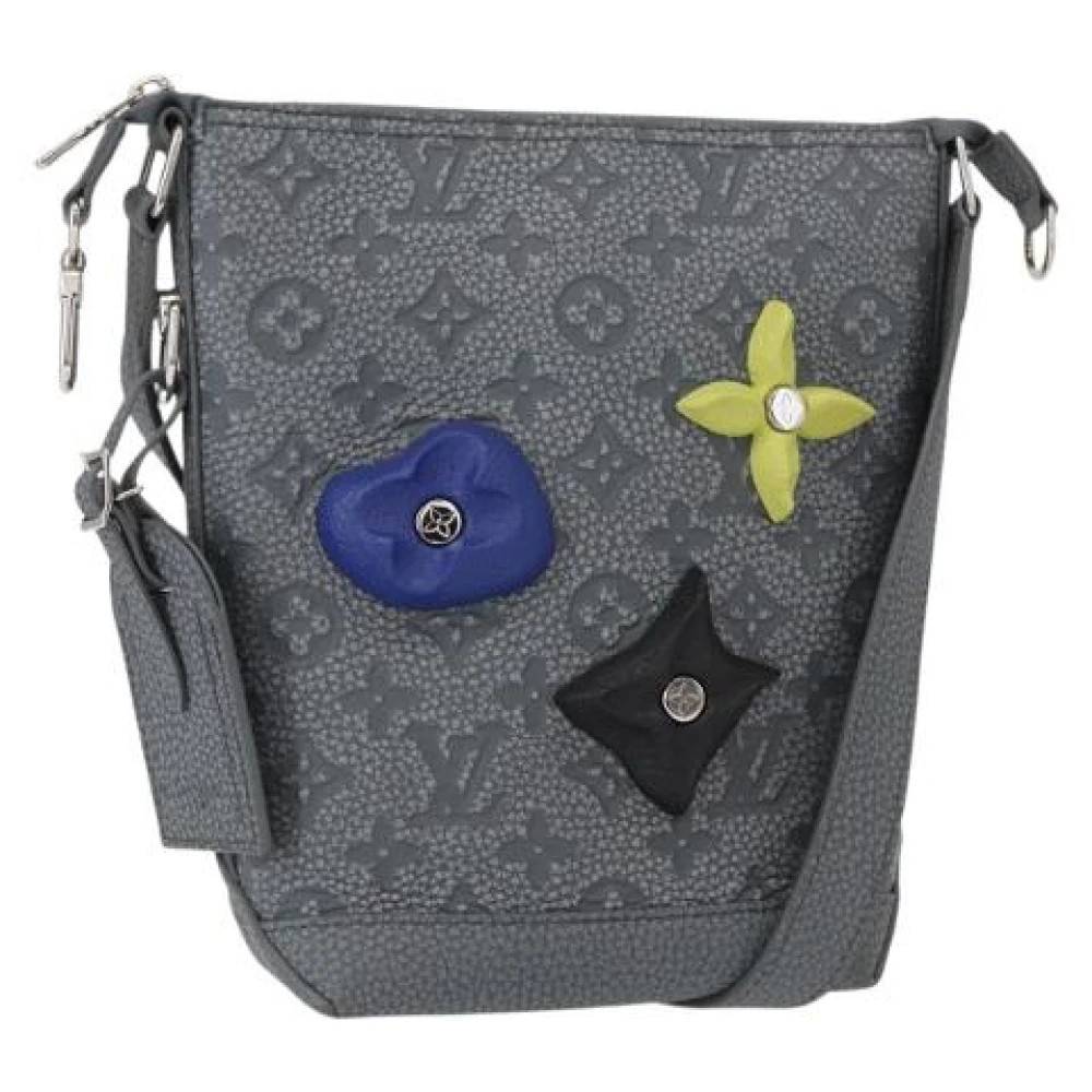 Louis Vuitton Vintage Pre-owned Canvas Cross Body Taske - Vintage - Dame - Grå - ONE SIZE - Tyl