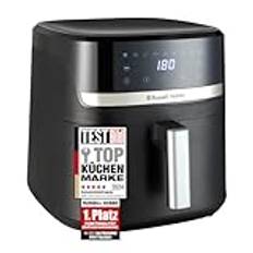 Russell Hobbs Heißluftfritteuse XXL 8,3L Rapid AirFryer [kompaktes Gehäuse, 9 Programme] SatisFry (spülmaschinenfest, max 200°C, Fritteuse ohne Öl, TouchScreen, Grillen, Backen, Braten etc.) 27632-56