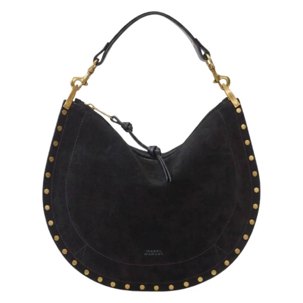 Isabel Marant Oskan Soft Zip Bag - Tasker - Dame - Sort - ONE SIZE - Uld