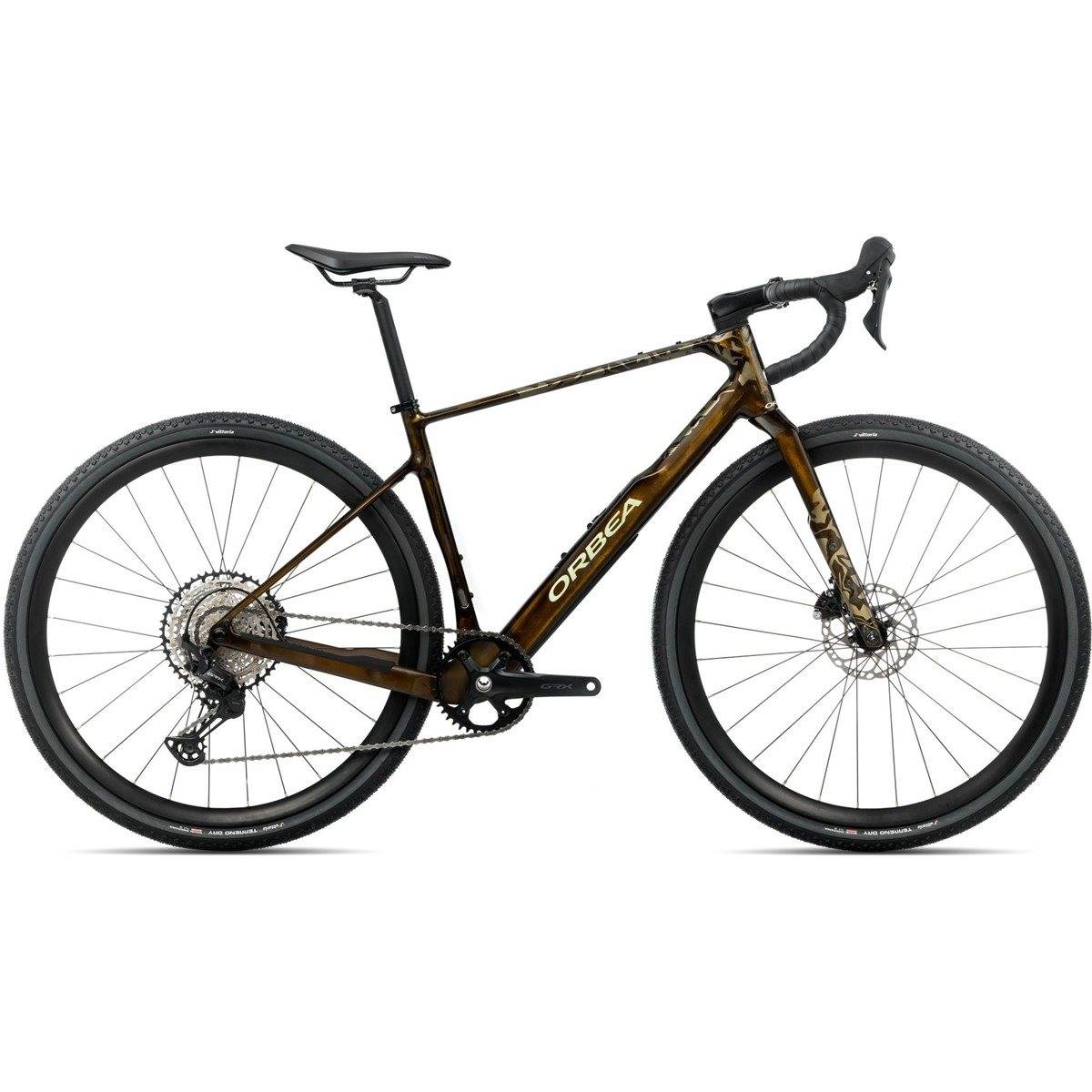 Gravelbike Orbea Terra M30Team 1X GRX Caramel Carbon View (M)