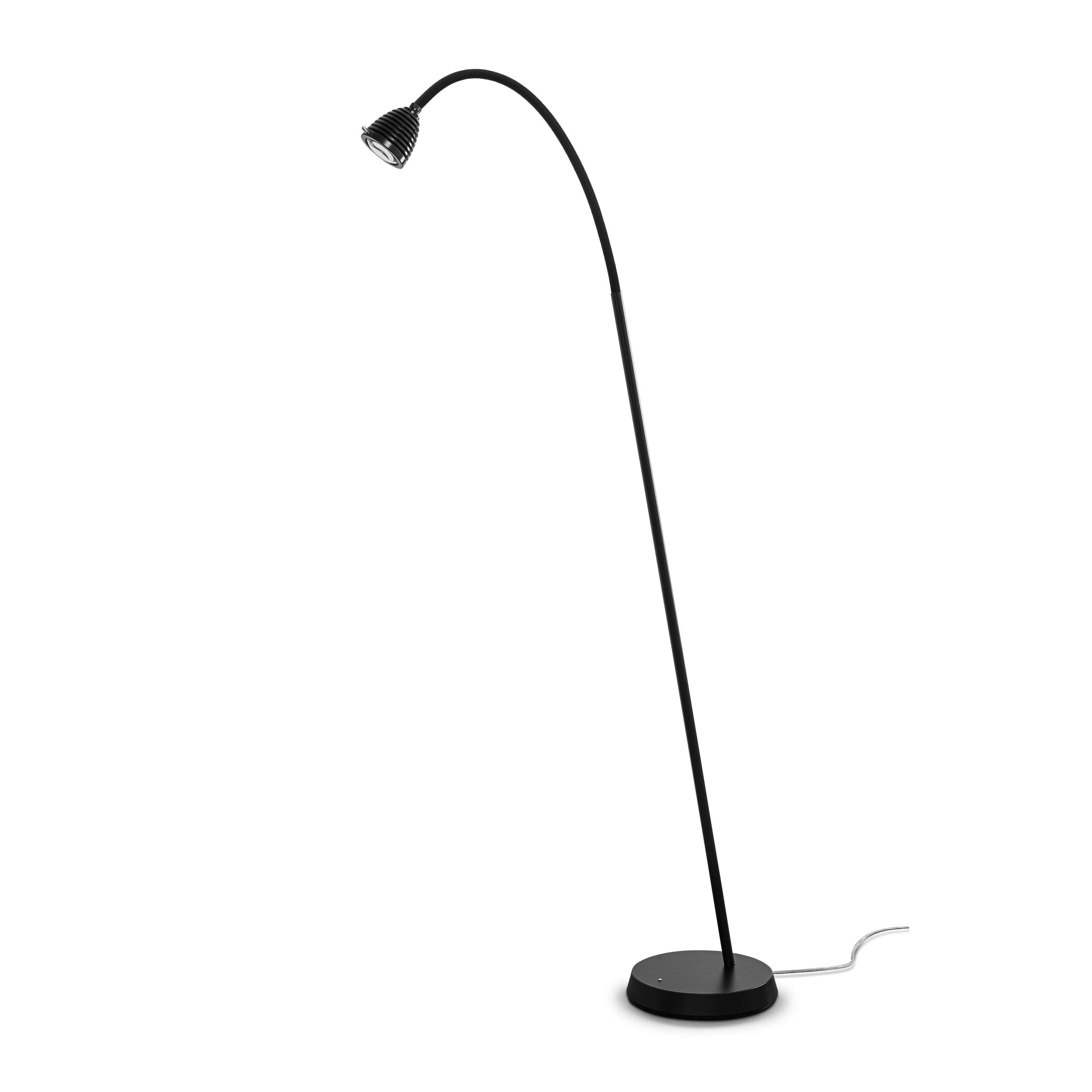 Athene SL3 gulvlampe Less N More - Mat sort / sort