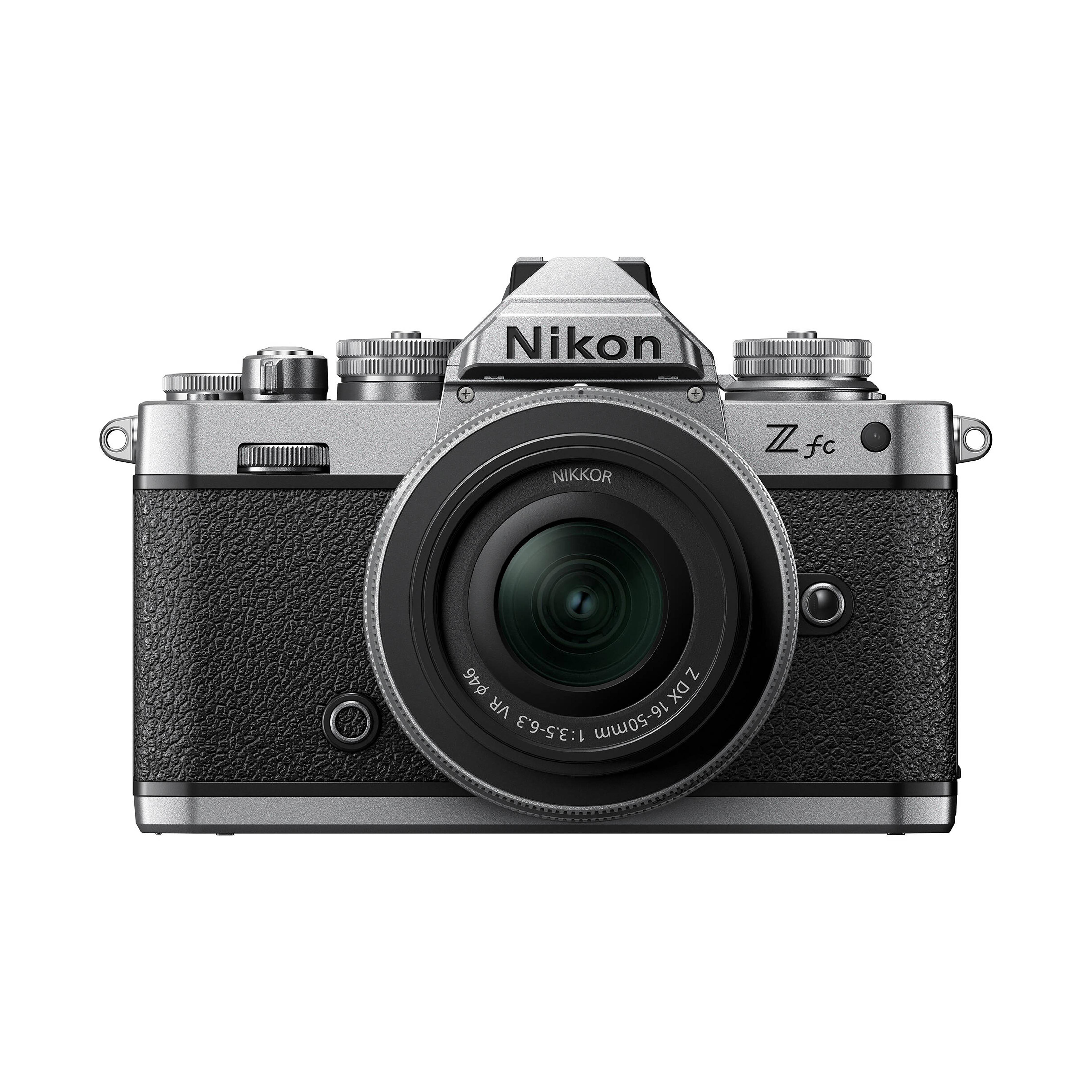 Nikon Zf Spegellös Kamera + Z DX 16-50mm f/3.5-6.3 VR Objektiv silver