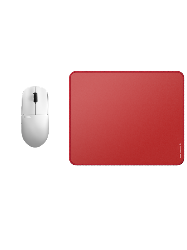 Pulsar Bundle - X2H v3 Mini White + ParaControl Medium v2 Mousepad - Gaming Mus - Optisk - 6 knapper - Hvid