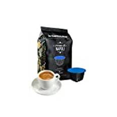 La Capsuleria - Kaffe CREMA DI NAPOLI, neapolitansk smak (80 Kapslar) kompatibel med Nescafé Dolce Gusto