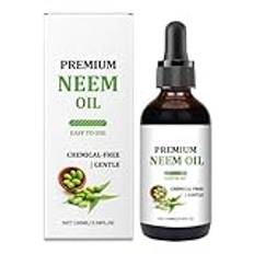 Neem Oil For Hair, 100ml Cosmetics Neem Oil, Skincare Neem Oil - Nourishing Hair Growth Oil, Natural Hair Repair Oil For Body Care, Nails